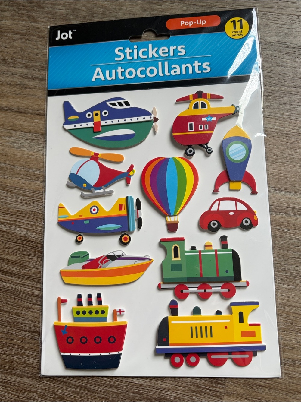 ❤️$3 Jot Transportation Popup Stickers